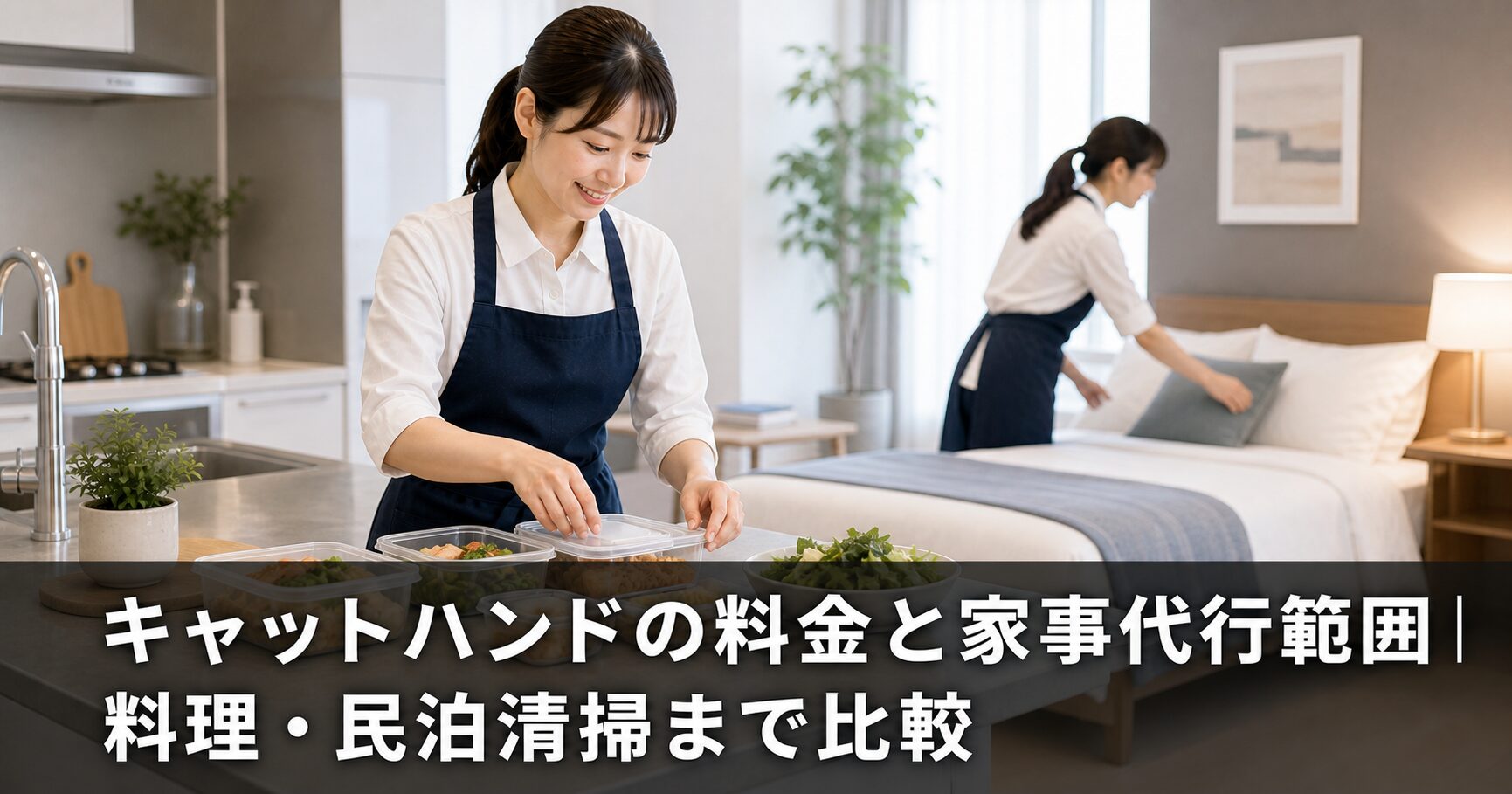 キャットハンドの料金と家事代行範囲|料理・民泊清掃まで比較のアイキャッチ画像