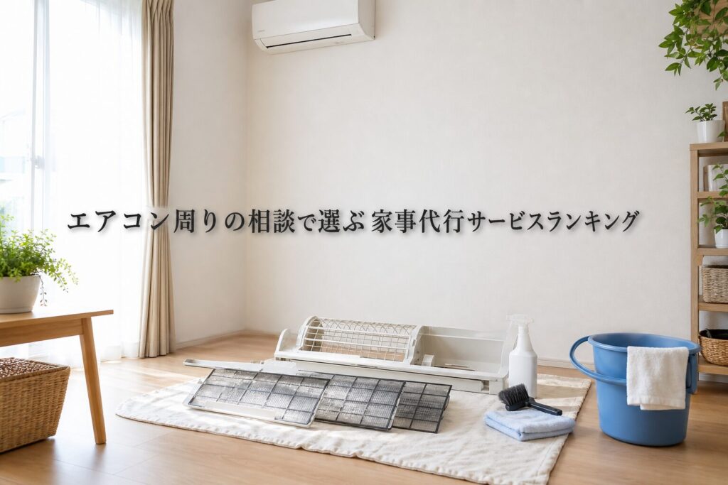 エアコン周りの相談で選ぶ家事代行サービスランキングのアイキャッチ画像