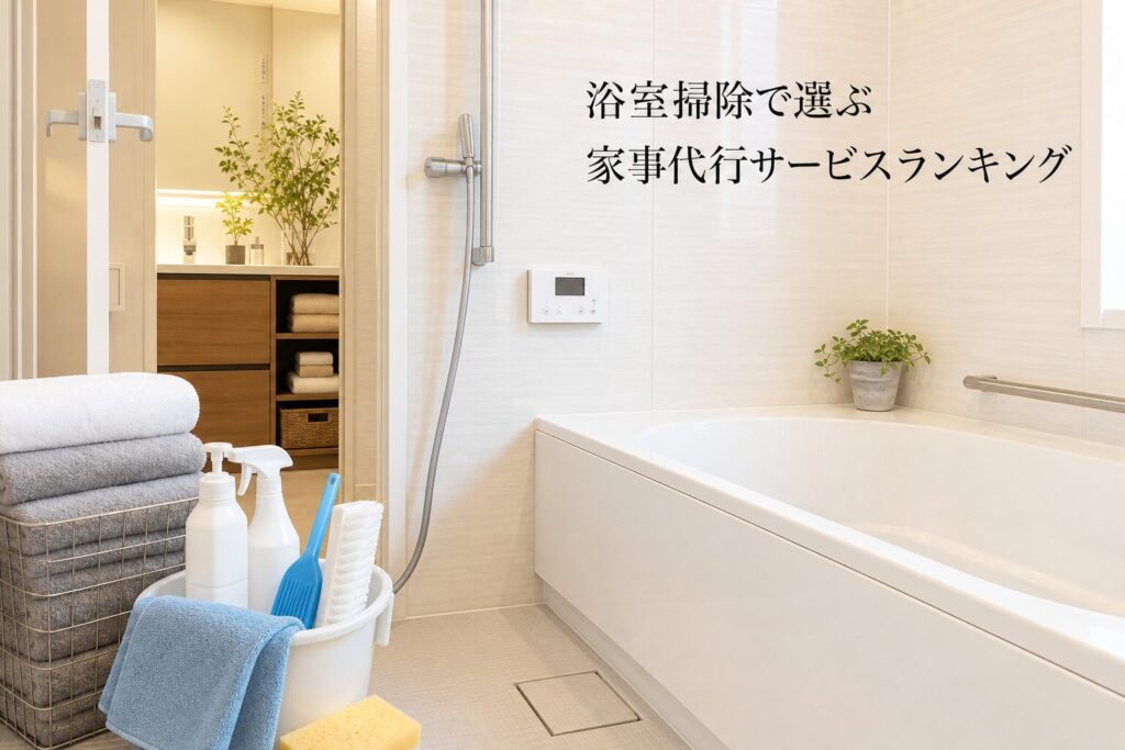 浴室掃除で選ぶ家事代行サービスランキングのアイキャッチ画像