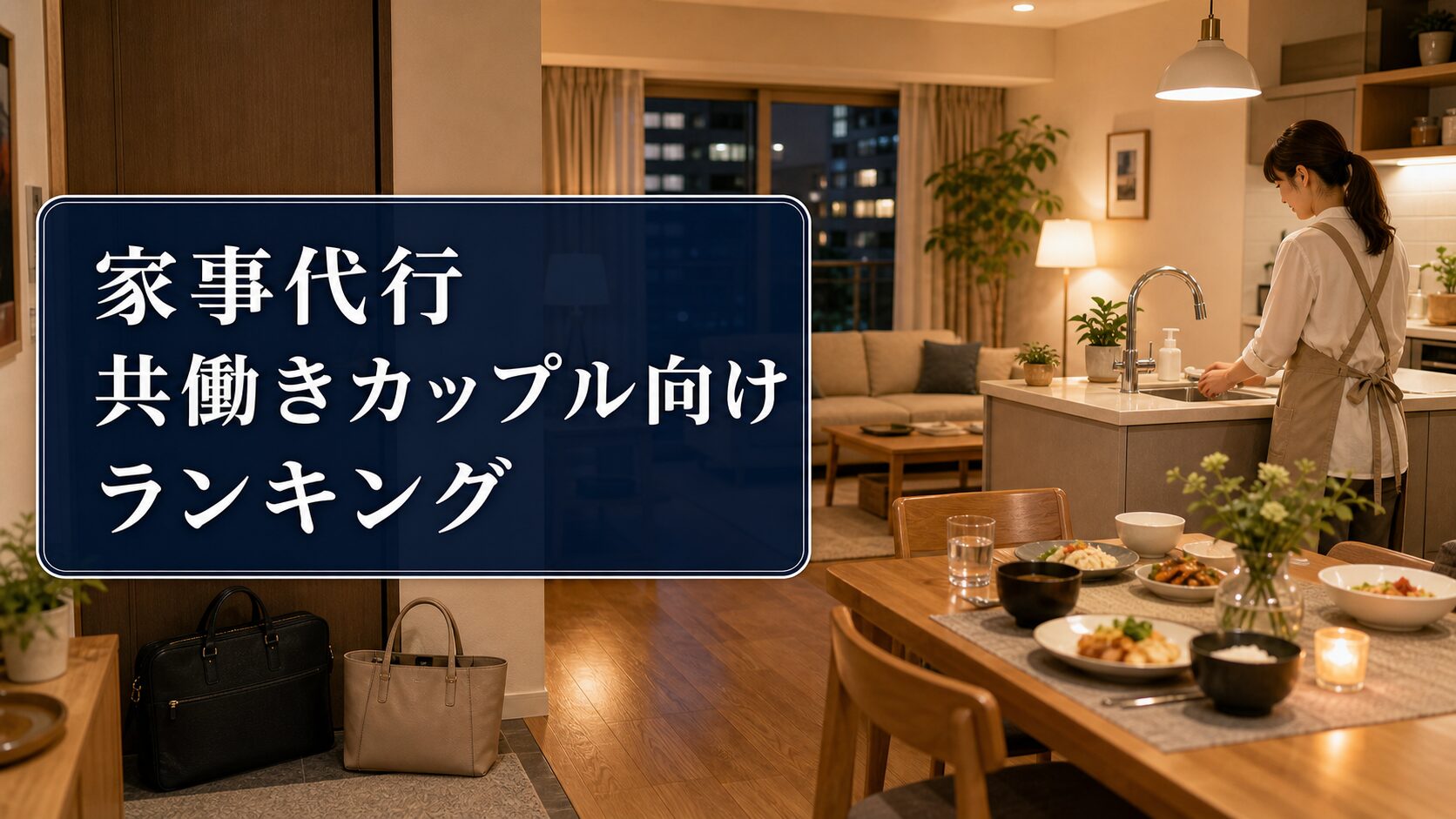 家事代行 共働きカップル向けランキングのアイキャッチ画像