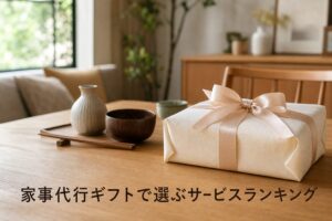 家事代行ギフトで選ぶサービスランキングのアイキャッチ画像