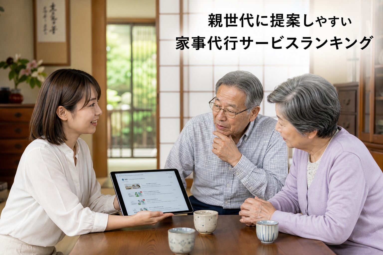 親世代に提案しやすい家事代行サービスランキングのアイキャッチ画像
