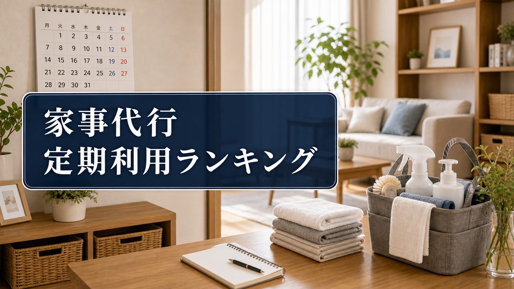 家事代行 定期利用ランキングのアイキャッチ画像