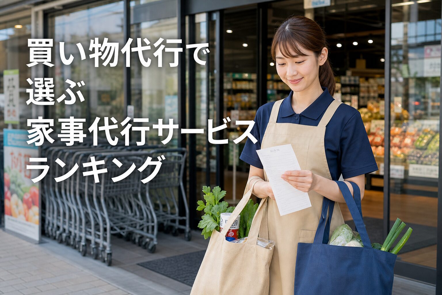 買い物代行で選ぶ家事代行サービスランキングのアイキャッチ画像