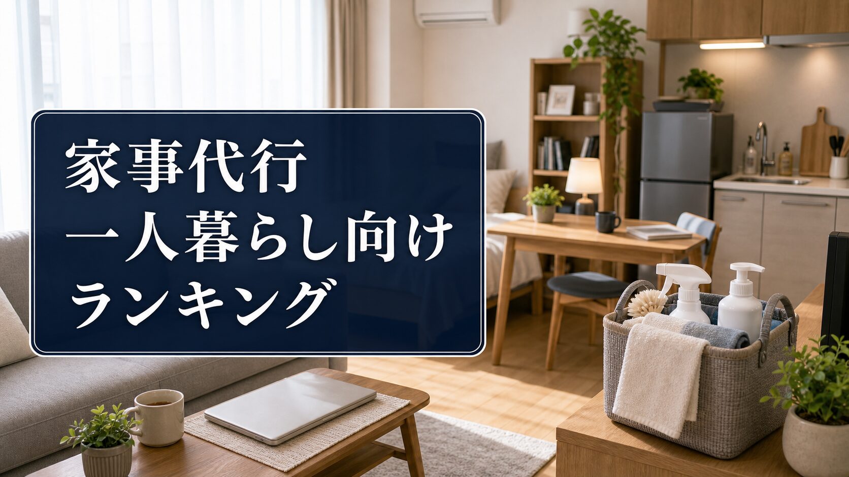 家事代行 一人暮らし向けランキングのアイキャッチ画像