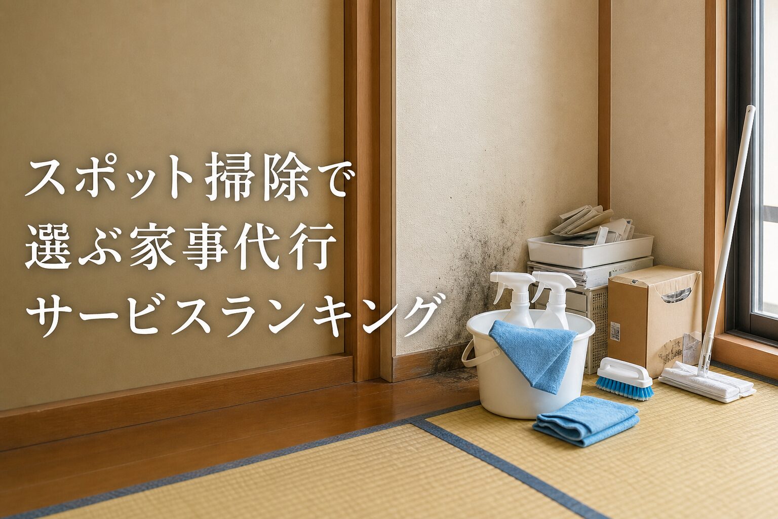 スポット掃除で選ぶ家事代行サービスランキングのアイキャッチ画像
