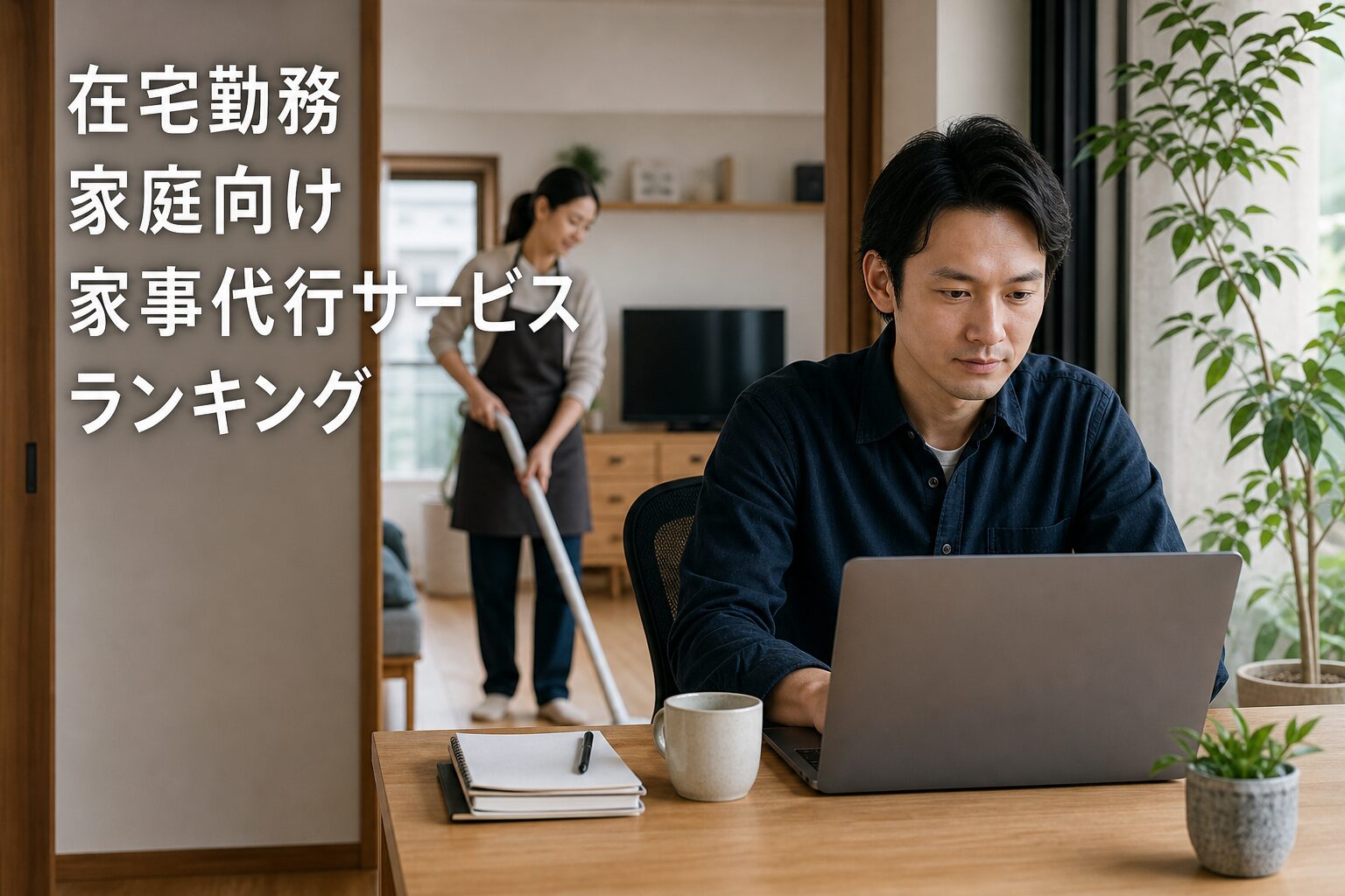 在宅勤務家庭向け家事代行サービスランキングのアイキャッチ画像